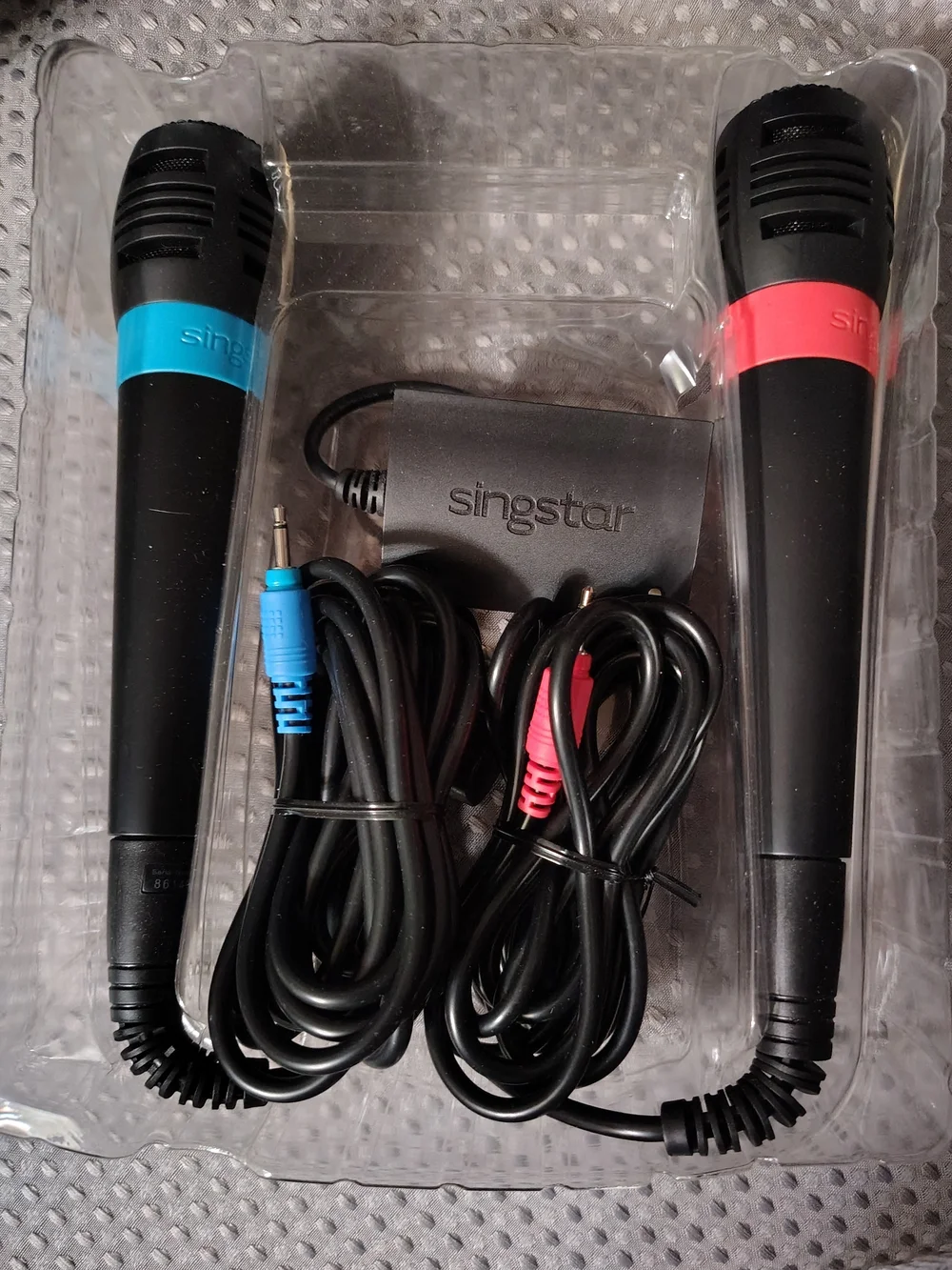 Retro PlayStation 2 SingStar Wired Microphone Duo